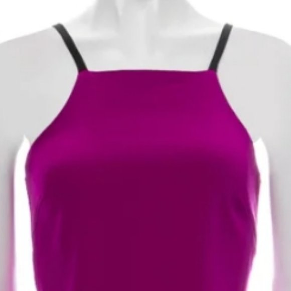 Nha Khanh NWOT block color high low slip dress - Picture 5 of 11